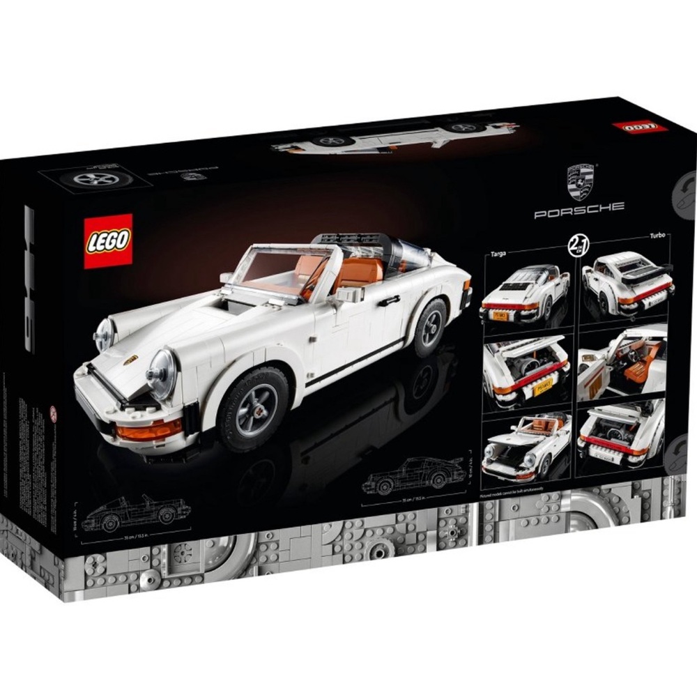 LEGO Porsche 911 Turbo and Targa - White